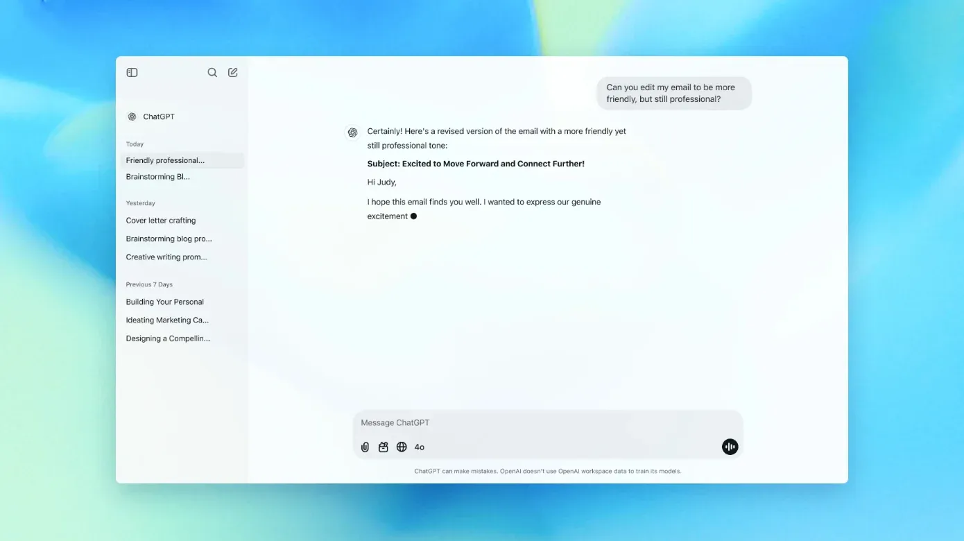 有机渐变示例 2