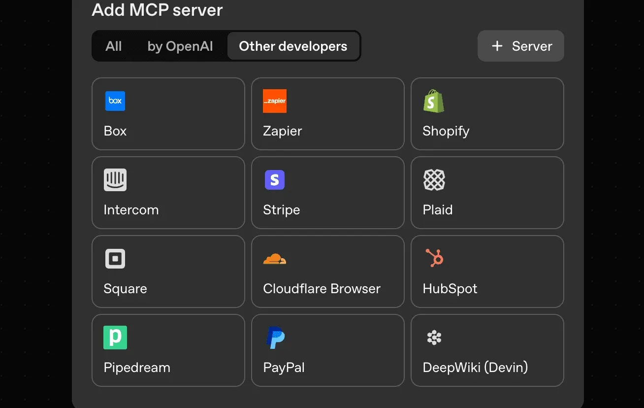 第三方 MCP 服务器
