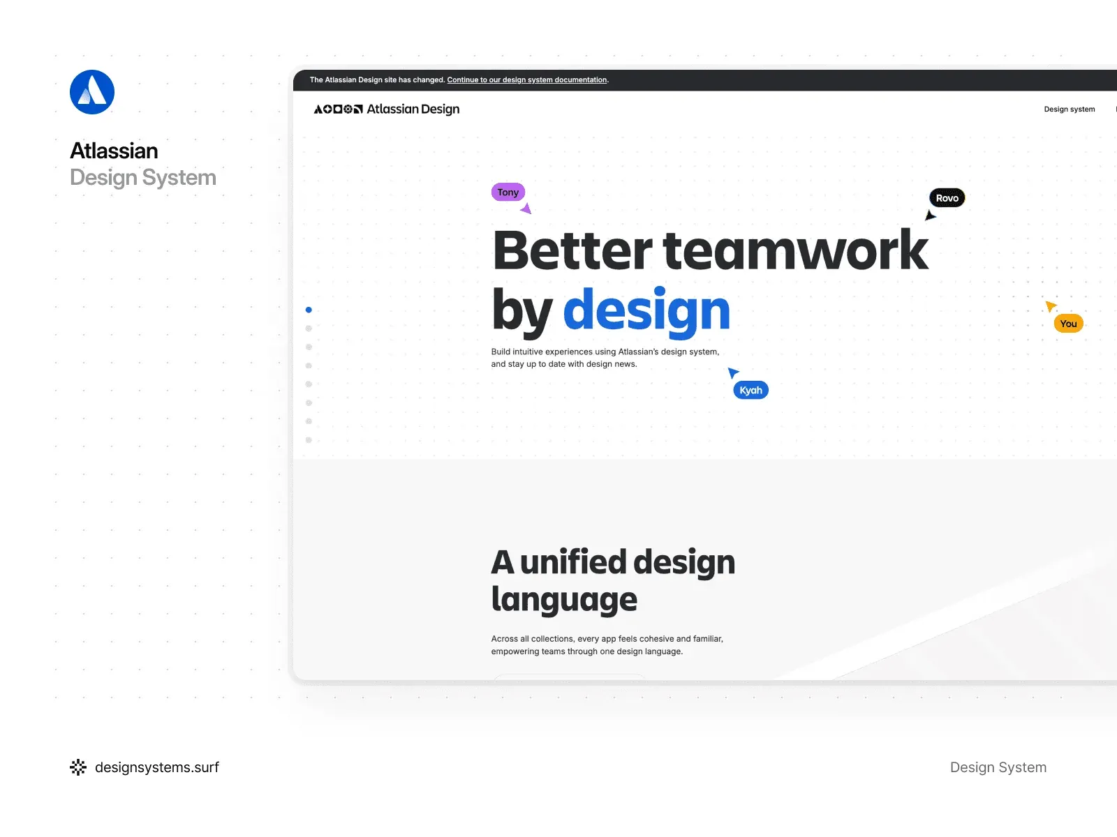 Atlassian设计系统界面示例