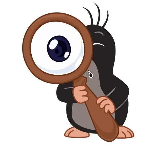 鼹鼠从地里探出头思考。