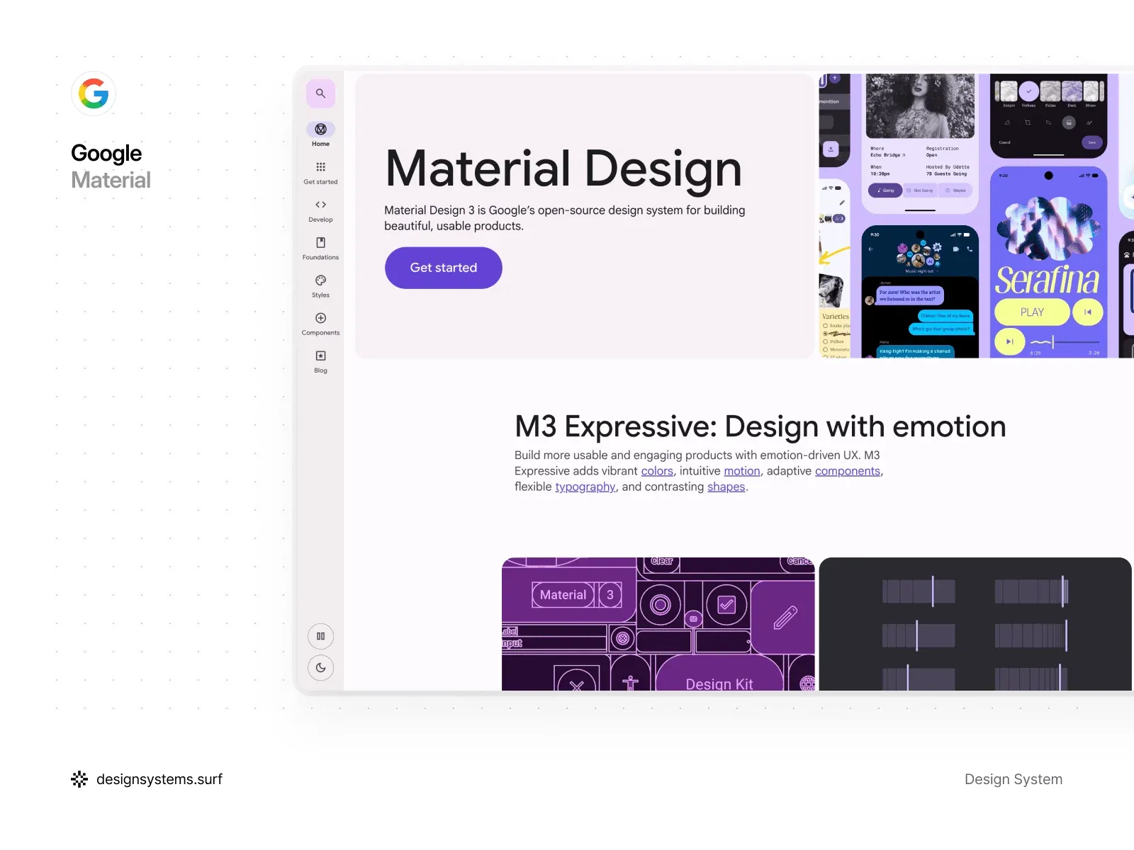 Google Material Design界面